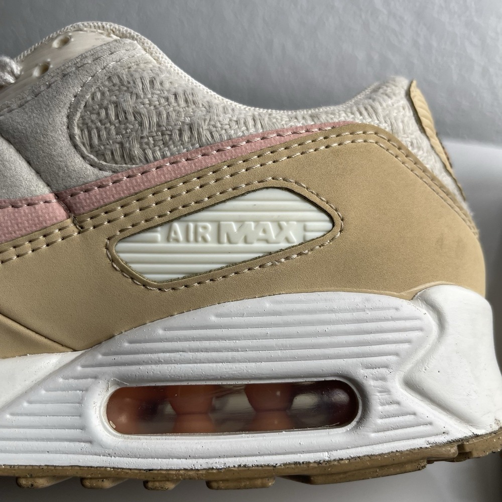 Nike Air Max Sun Club DJ9997-101 Womens Size 9 Beige/Orange - Picture 4 of 8